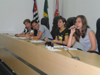 Professores durante reunião do Projeto Câmara Jovem 2007