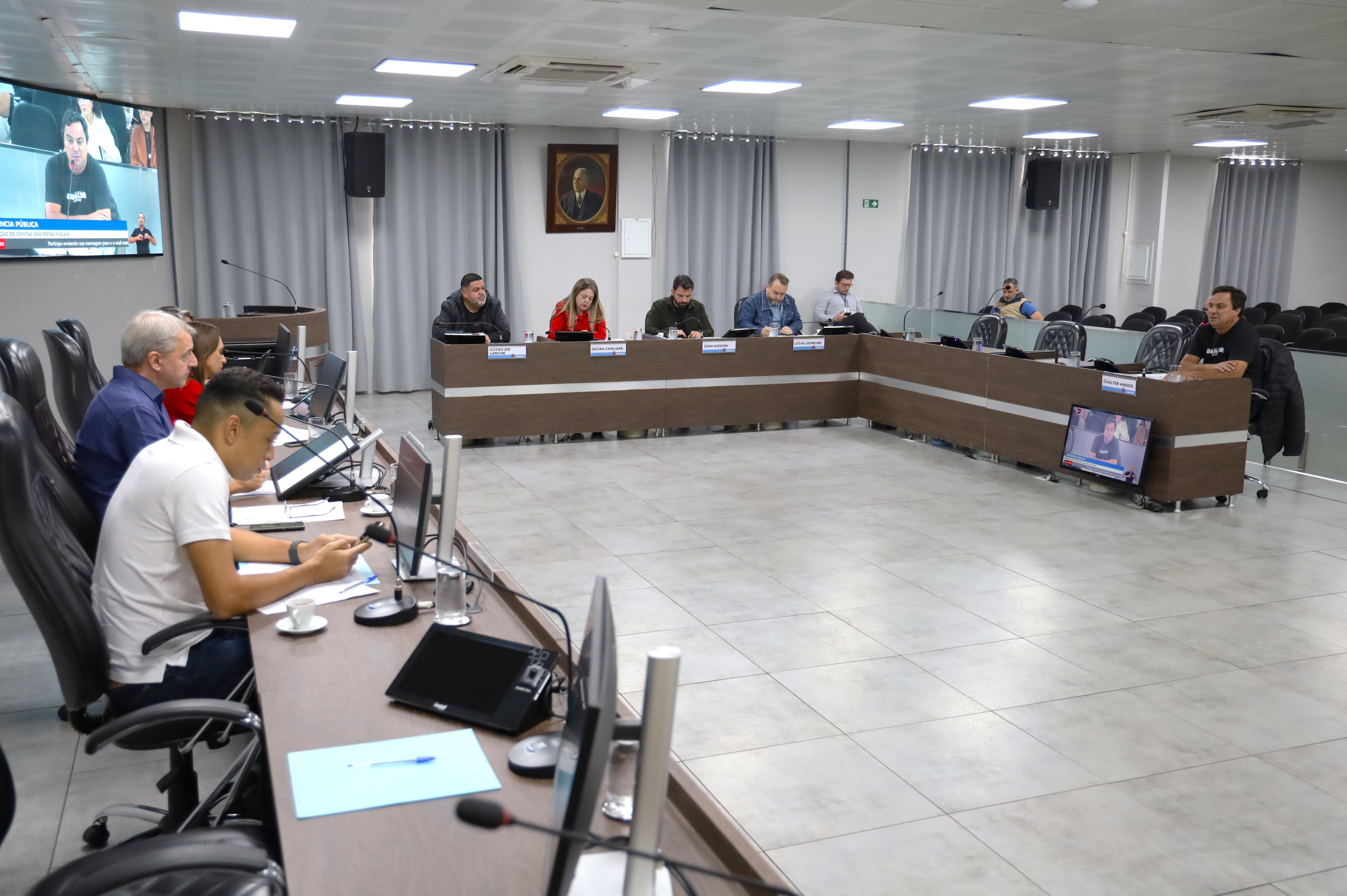 Metas fiscais do 1º quadrimestre de 2026 são debatidas em audiência pública na Câmara