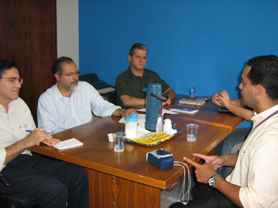 Reunião entre o vereador Reinaldo Chiconi e Procon sobre parceria na realização das pesquisas e estudo de padronização de cestas básicas